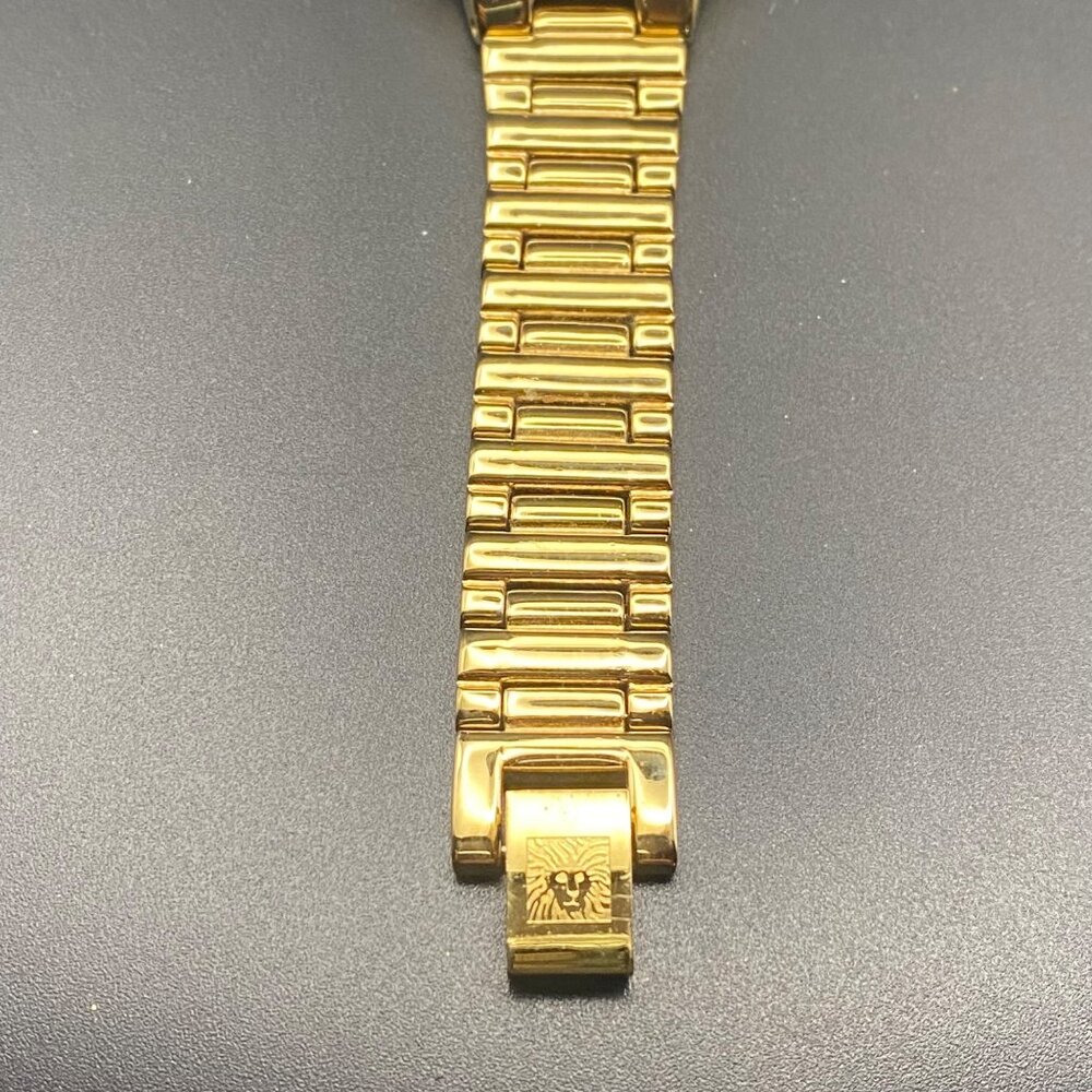 Anne Klein Womens Gold Tone Diamond Watch MOP Dial New Battery Runs AK2670 - Picture 6 of 7